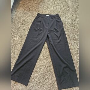 NWT H&M Black Women's Wide Leg Trousers